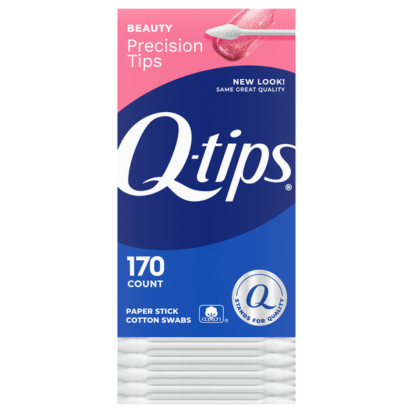 Q-tips Precision Tips Cotton Swabs