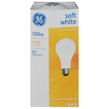 GE General Purpose Light Bulb Soft White 200 Watt