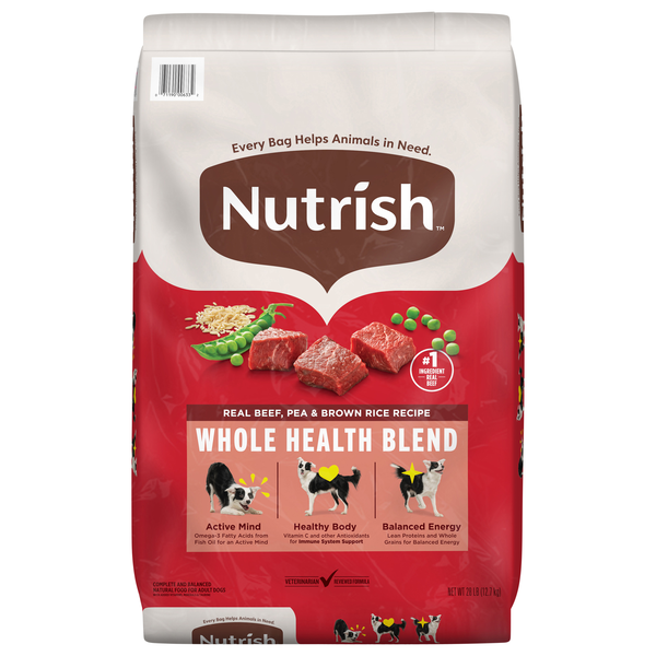 Rachael Ray Nutrish Real Beef Pea & Brown Rice Recipe Adult Dry Dog Food