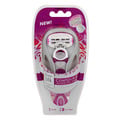 Pure Silk Contour 6 Double-Flex Head Razor 1 handle 2-Cartridges