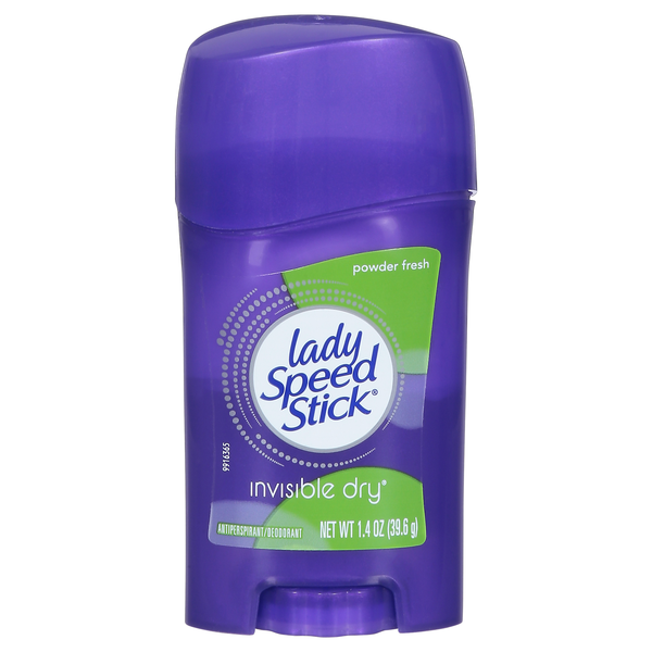 Lady Speed Stick Powder Fresh Antiperspirant Deodorant Invisible Dry