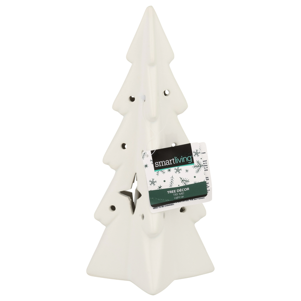 Save on Smart Living Holiday LightUp Tree Decor White Order Online