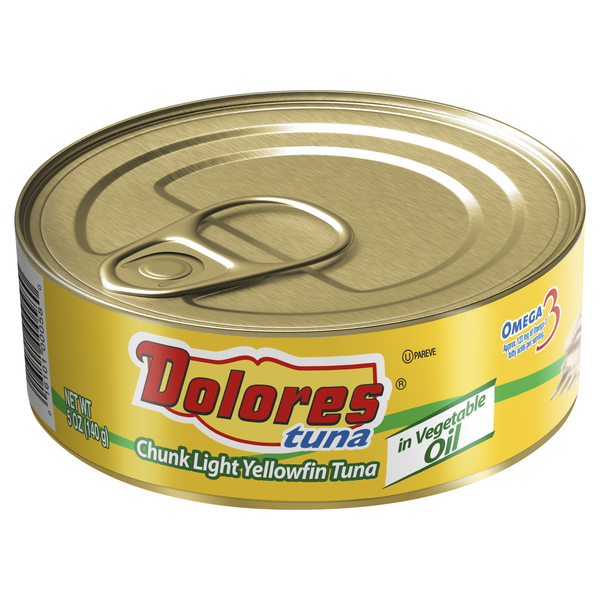 Dolores Chunk Light Yellowfin Tuna in Vegetable Oil