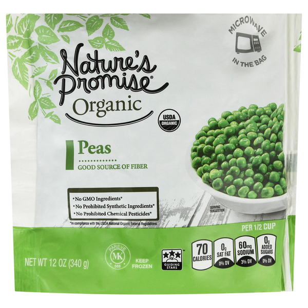 Nature's Promise Organic Peas Frozen
