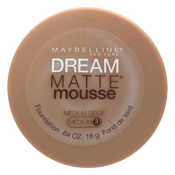 Maybelline Dream Matte Mousse Foundation Medium Beige 3