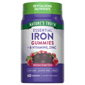 Nature's Truth Natural Grape Flavor Essential Iron Gummies