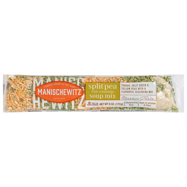 Manischewitz Kosher Split Pea with Seasonings Soup Mix