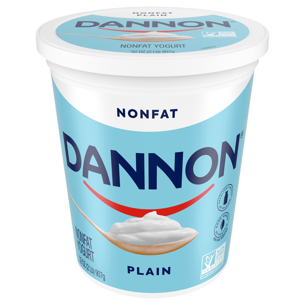 Dannon Non Fat Plain Yogurt