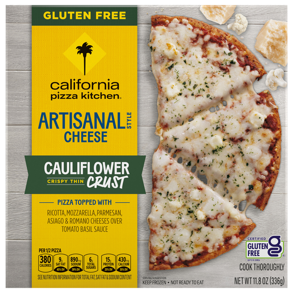 California Pizza Kitchen Crispy Thin Cauliflower Crust Cheese Pizza Frozen