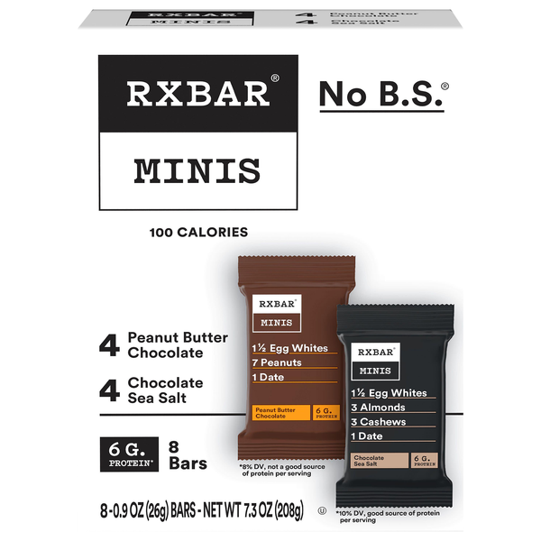 RXBAR Minis Variety Pack 6g Protein Bar - 8 ct