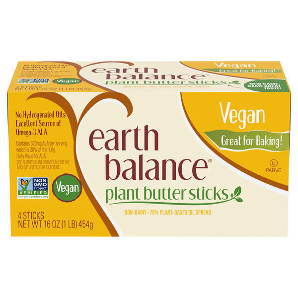 Earth Balance Vegan Buttery Sticks - 4 ct