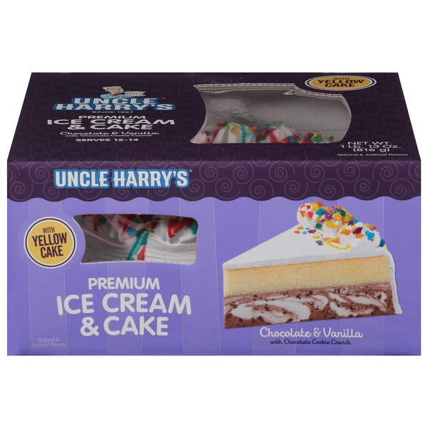Save on Uncle Harry's Ice Cream & Cake Chocolate & Vanilla Order Online