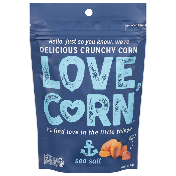 Save on Love Corn Premium Crunchy Corn Snack Sea Salt Order Online Delivery GIANT