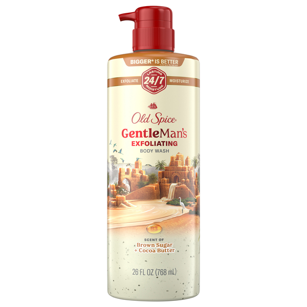 Old Spice Men's Brown Sugar + Cocoa Butter Body Wash