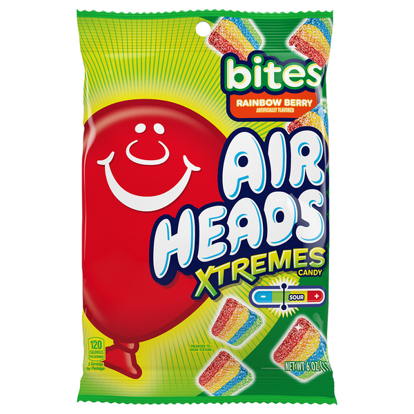 Airheads Xtremes Rainbow Berry Sour Chewy Candy