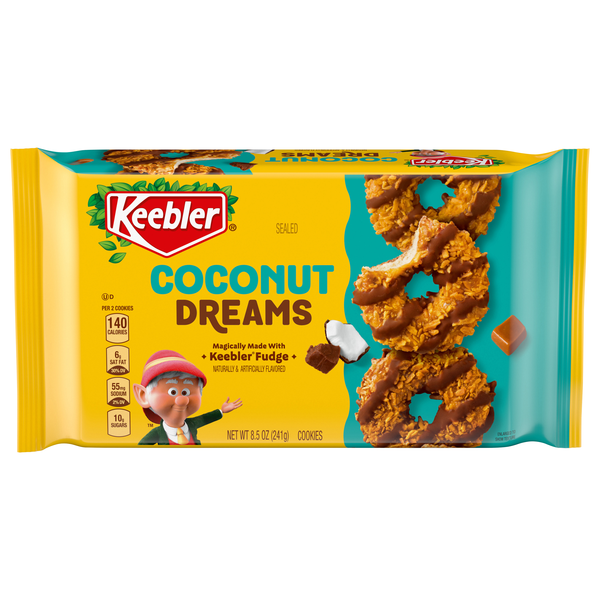 Keebler Coconut Dreams Fudge Coconut & Caramel Cookies
