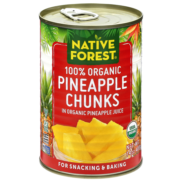 Native Forest Organic Pineapple Chunks in Juice
