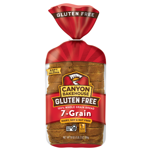 Canyon Bakehouse Gluten Free 100% Whole Grain 7-Grain Sliced Bread