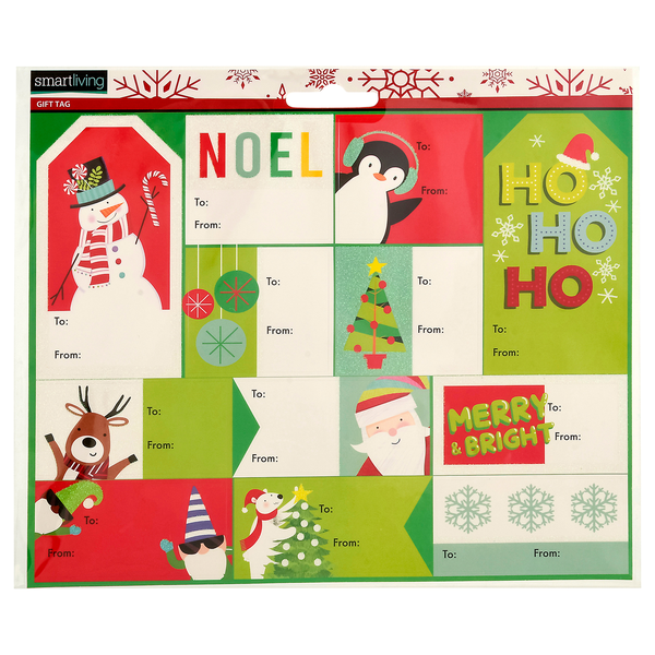 Smart Living Holiday Assorted Gift Tags