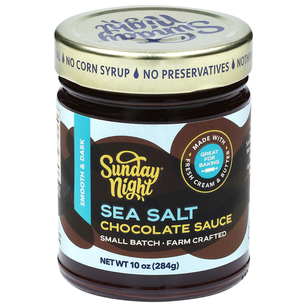 Sunday Night Sea Salt Chocolate Sauce