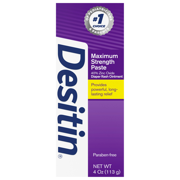 Desitin Diaper Rash Paste Maximum Strength Original