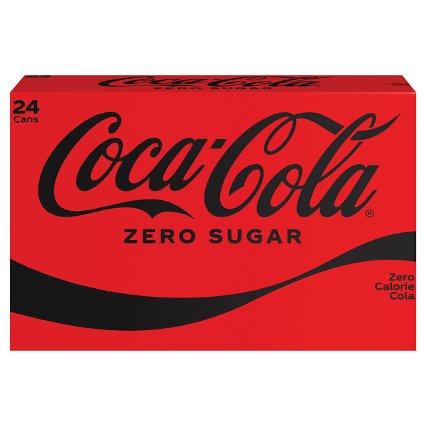 Coca-Cola Zero Sugar Cola Soda - 24 pk