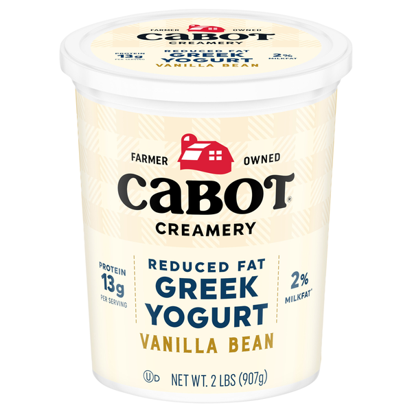Cabot Reduced Fat Vanilla Bean Greek Yogurt