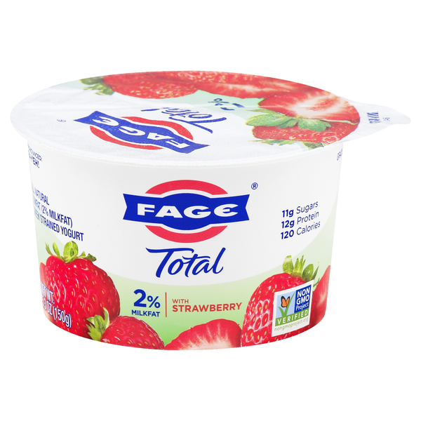 Save on Fage Total Strained Greek Yogurt with Strawberry 2 Milkfat