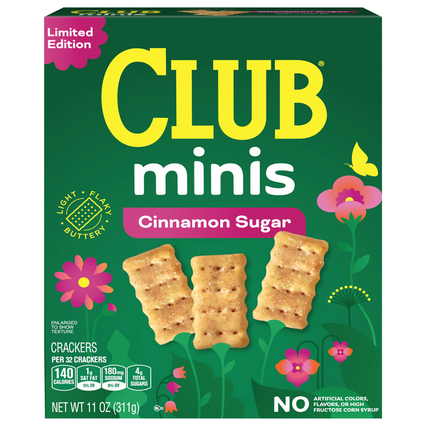 Club Minis Cinnamon Sugar Crackers