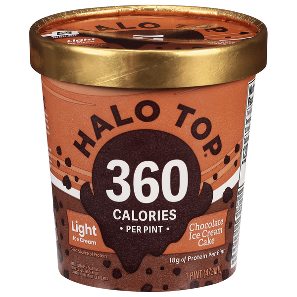 Halo Top Light Chocolate Ice Cream Cake