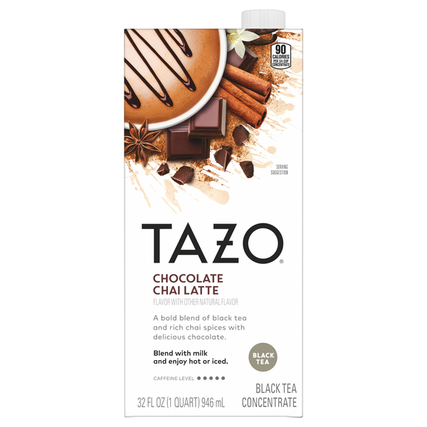 Tazo Chocolate Chai Latte Flavored Black Tea Concentrate