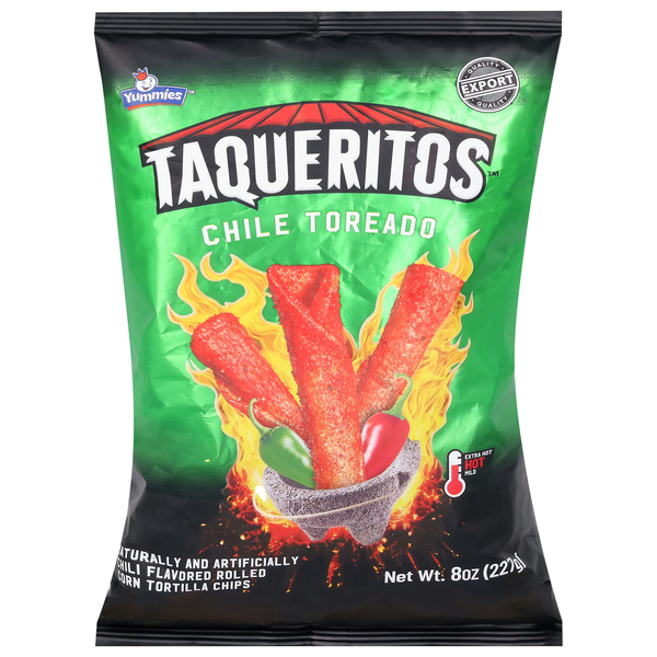 Yummies Taqueritos Chile Toreado Tortilla Chips