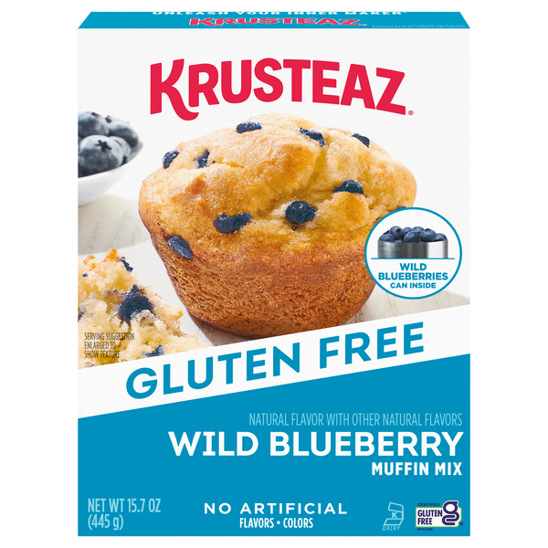 Krusteaz Gluten Free Wild Blueberry Muffin Mix