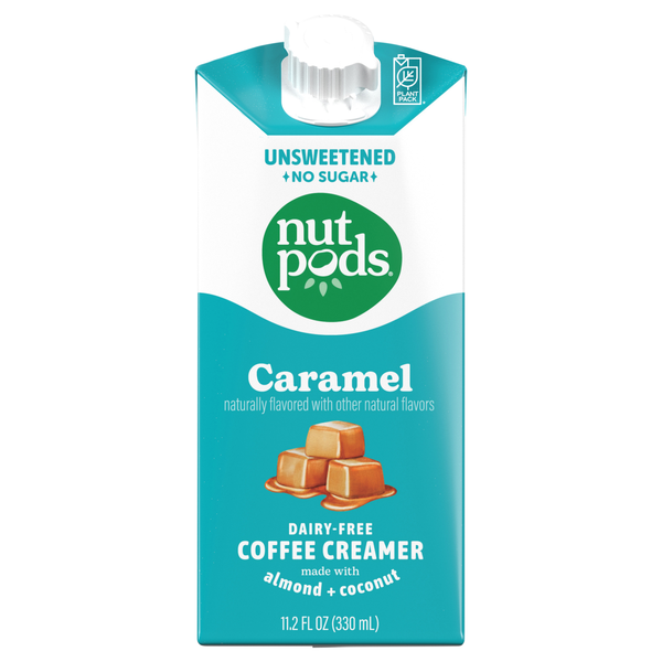 nutpods Dairy Free Unsweetened Caramel Flavored Almond + Coconut Creamer