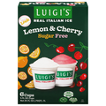Luigi's No Sugar Added Cherry & Lemon Real Italian Ice - 6 ct