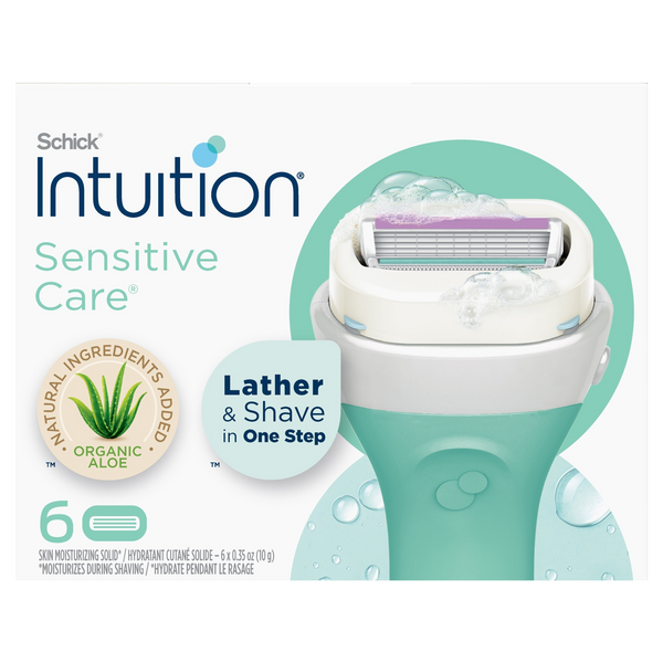 Schick Intuition Naturals Sensitive Care Refill Cartridges