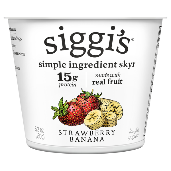 Siggi's Low Fat Strawberry Banana Skyr Yogurt