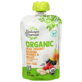 Nature's Promise Organic 2 Baby Food Pear Yogurt Banana Berries & Millet
