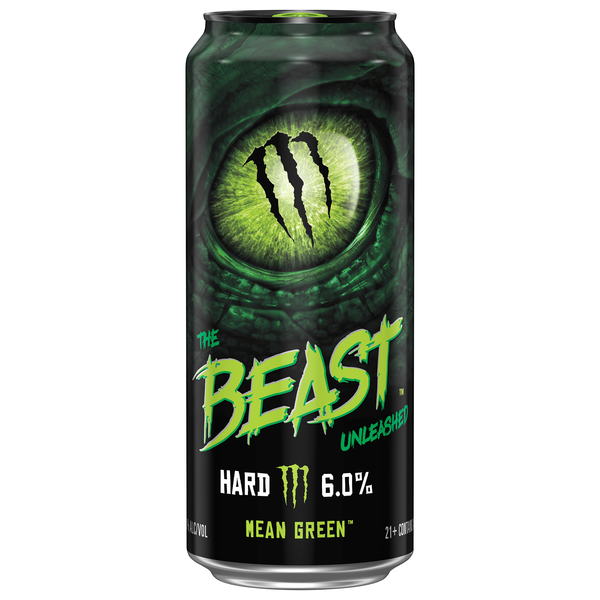 Monster The Beast Unleashed Mean Green Malt Beverage