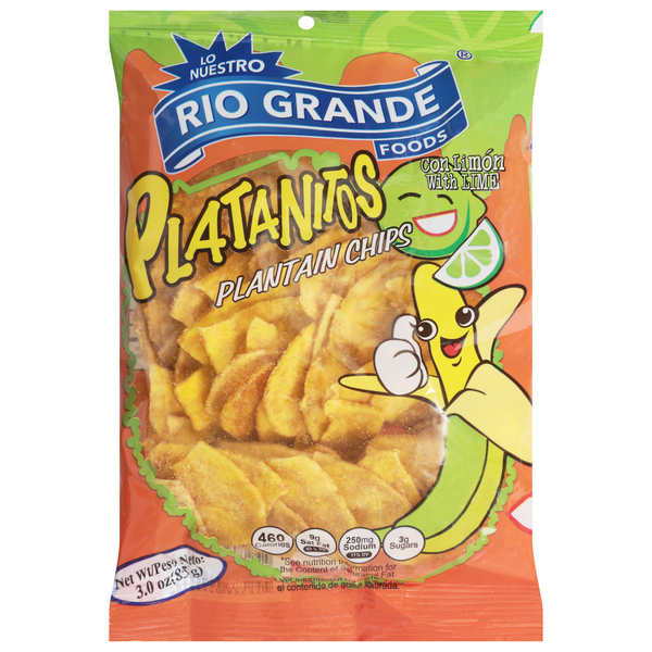 Rio Grande Foods Lime Plantain Chips