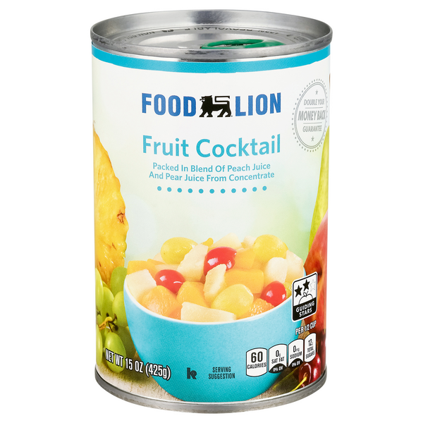 Food Lion Fruit Cocktail in Juice