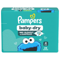 Pampers Baby-Dry Size 4 Baby Diapers 15-34 lb