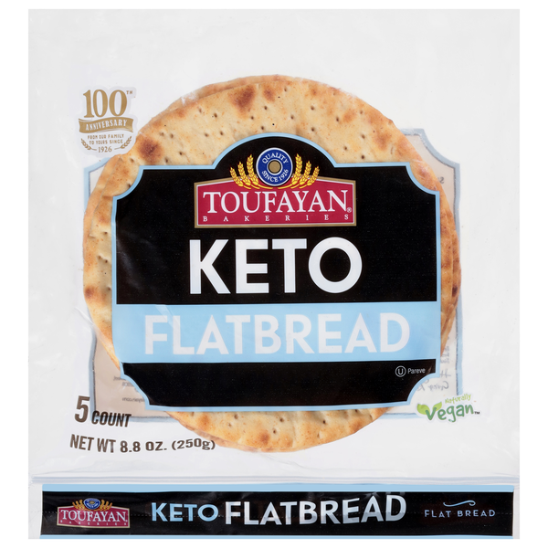 Toufayan Bakeries Keto Flat Bread - 5 ct