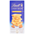 Lindt Classic Recipe Whole Almonds White Chocolate Candy Bar