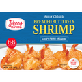Johnny Seafood Fully Cooked Breaded Butterfly Shrimp Frozen