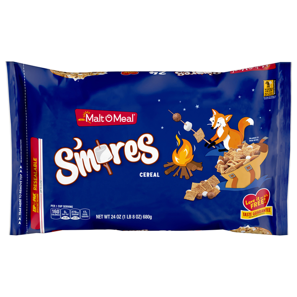 Malt-O-Meal S'mores Cereal Bag Family Size