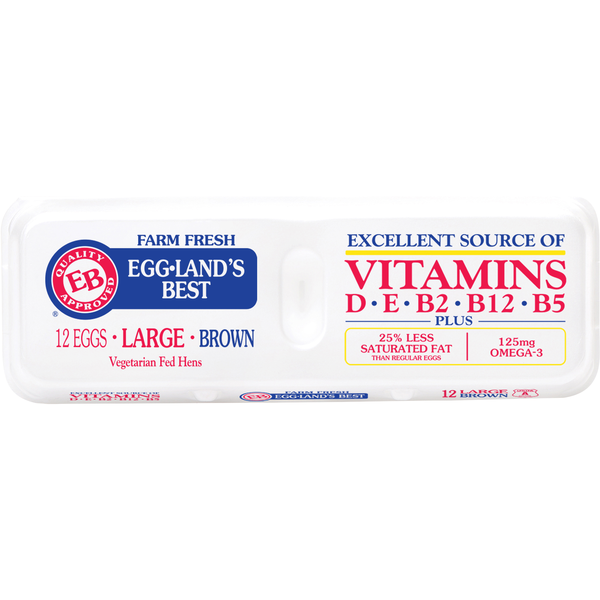 Eggland's Best Vegetarian Fed Large Brown Eggs