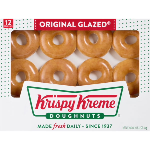 Krispy Kreme Original Glazed Donuts - 12 ct
