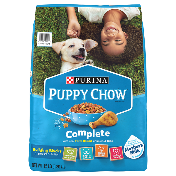 Purina Puppy Chow Complete Chicken & Rice Dry Dog Food