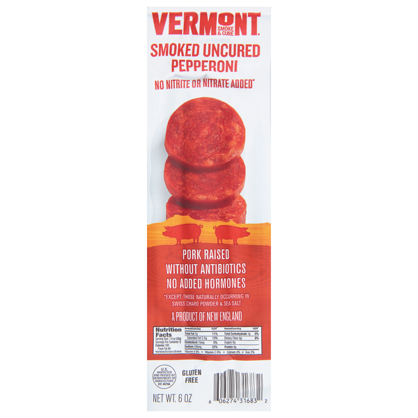 Vermont Smoke & Cure Smoked Uncured Pepperoni